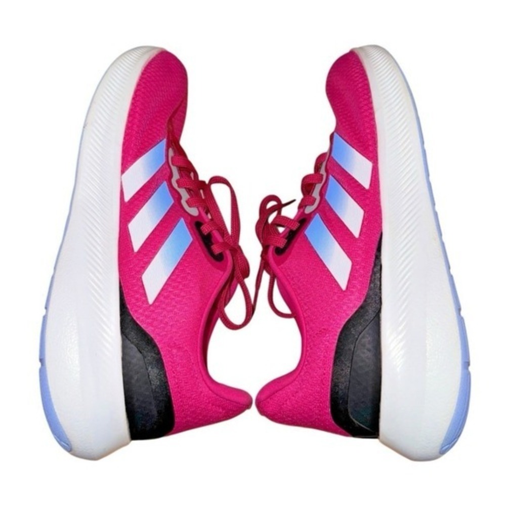 Adidas Cloudfoam Running Shoes Womens 9.5 Pre-Owned Sneakers Pink Blue Sneakers